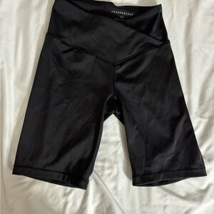Aeropostale Black Biker Shorts